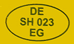 Identitaetskennzeichen DE SH 023 EG